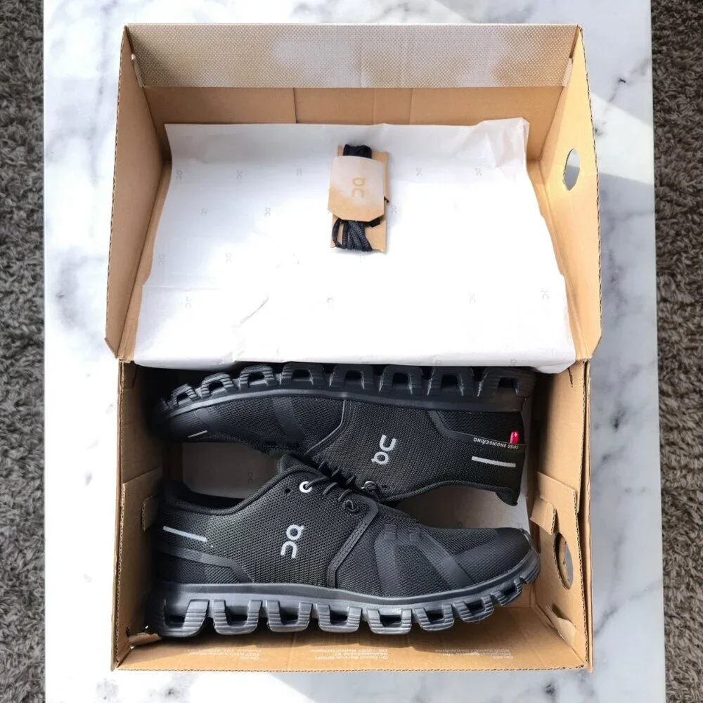On Cloud 6 Sneakers Black Running Women's Shoes New With Box